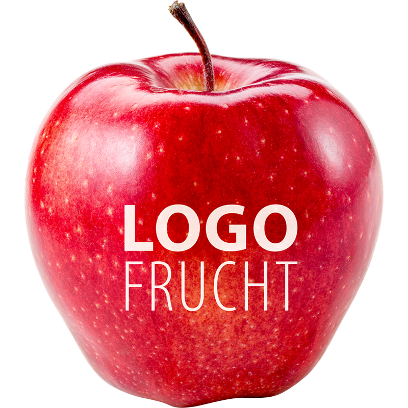 Logo-Apfel Rot Druck