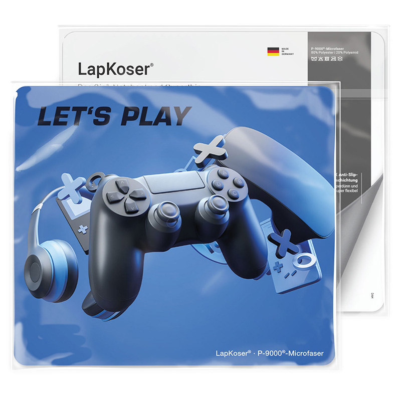 LapKoser® 3in1 Notebookpad 23x20 cm, All-Inclusive-Paket