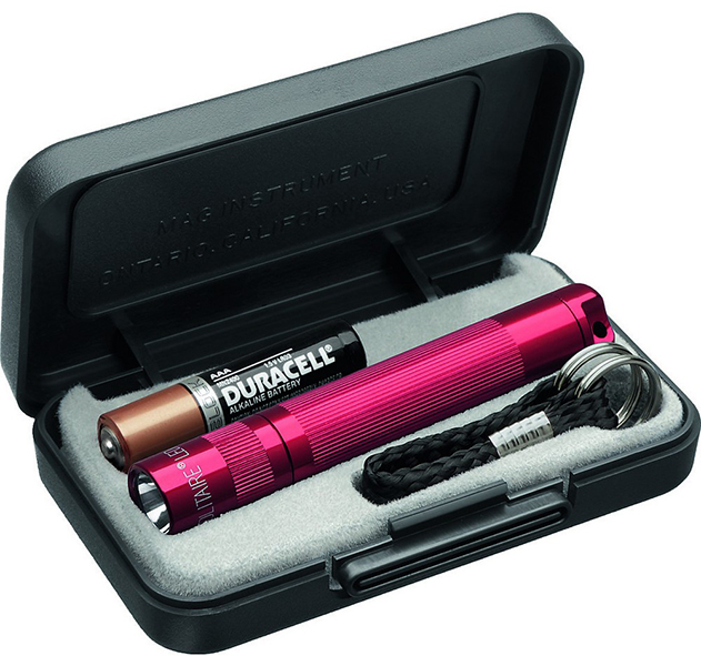 Maglite LED Solitaire Rot Geschenketui 