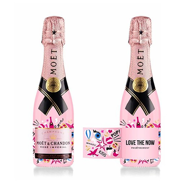 Champagne Moet & Chandon Rose Imperial Mini Love The Now