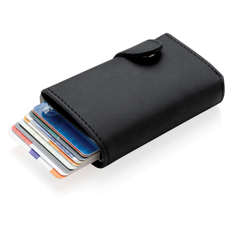 XD Collection Aluminium RFID Kartenhalter mit PU-Börse