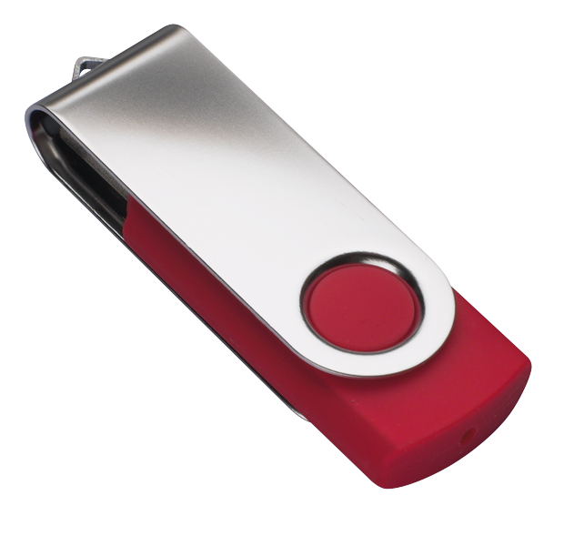 USB Stick TWISTER Modern Rot