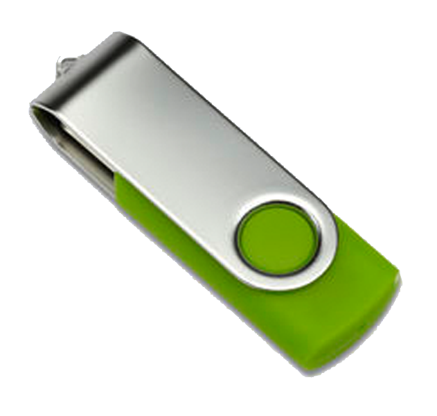 USB Stick TWISTER Modern Grün