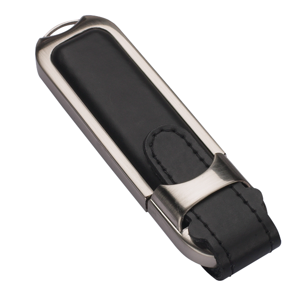 USB Speicherstick Leder EXCLUSIV 1 Schwarz