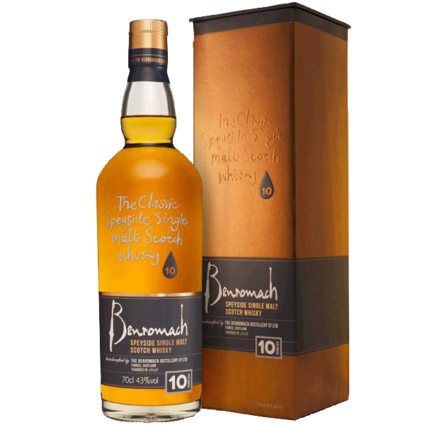 Benromach Whisky 10 Years Old - 43% vol.