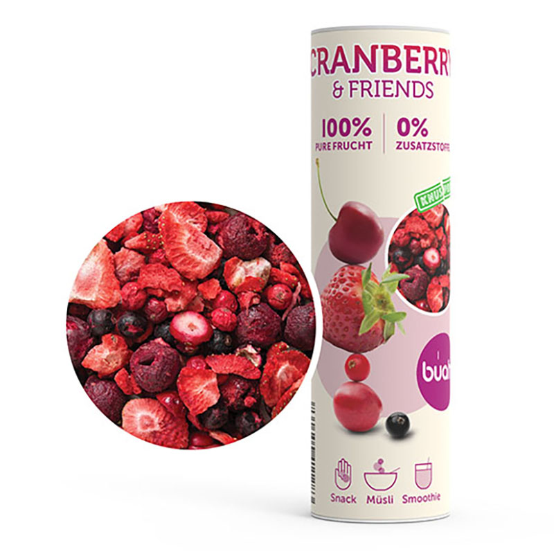 Werbe-Snackdose Cranberry + Friends