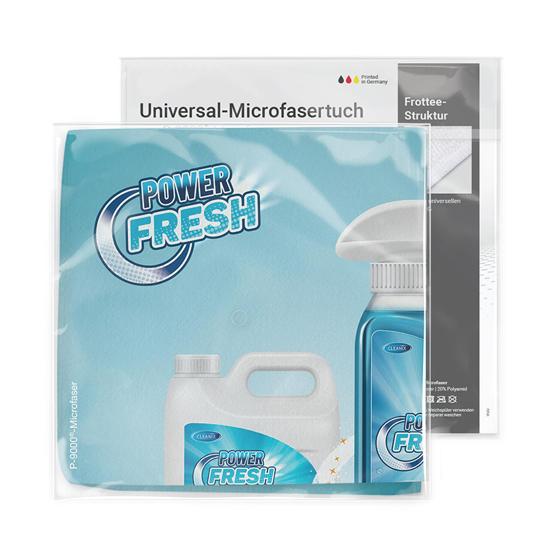 Universal-Microfasertuch 30x30 cm, All-Inclusive-Paket