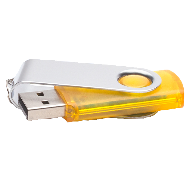 USB Stick Expert Modern Transparent Gelb