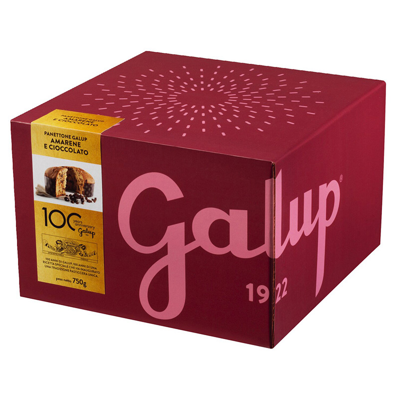 Galup Panettone Amarene e Cioccolato im Geschenkkarton - 750 g.