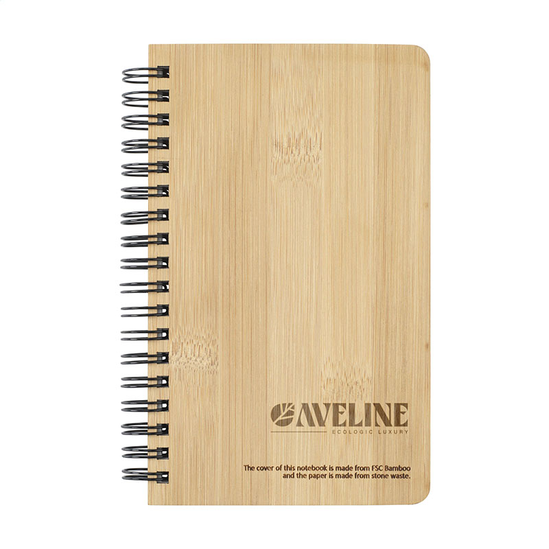 Notebook made from Stonewaste-Bamboo A6 Notizbuch