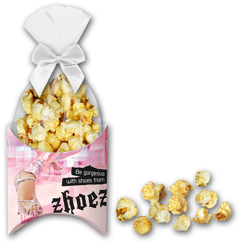Karamell-Popcorn in Präsentbox